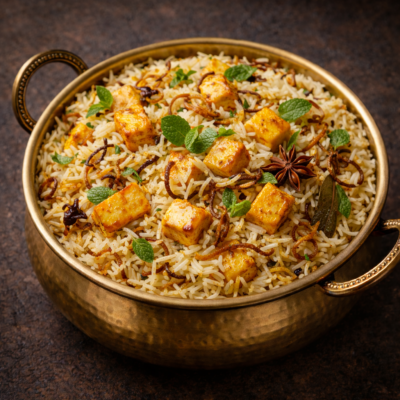 Paneer Dum Biryani